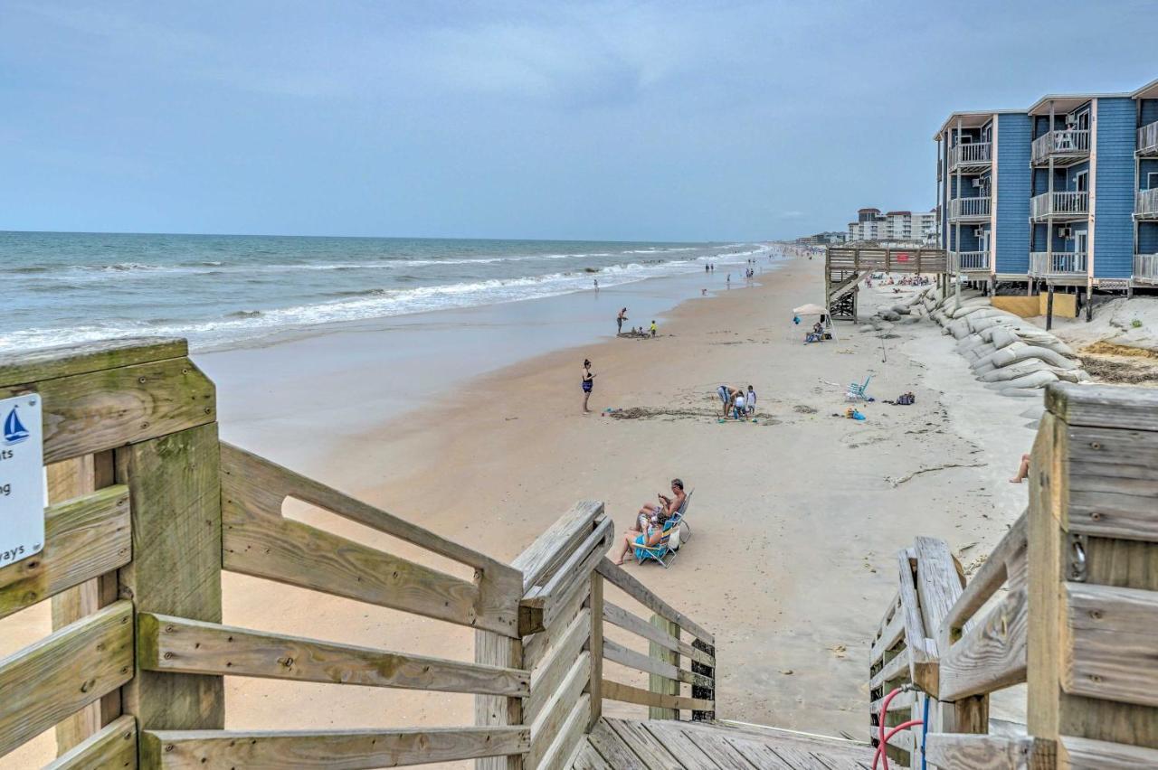 Convenient Retreat With Balcony And Ocean Views! Apartment North Topsail Beach Bagian luar foto